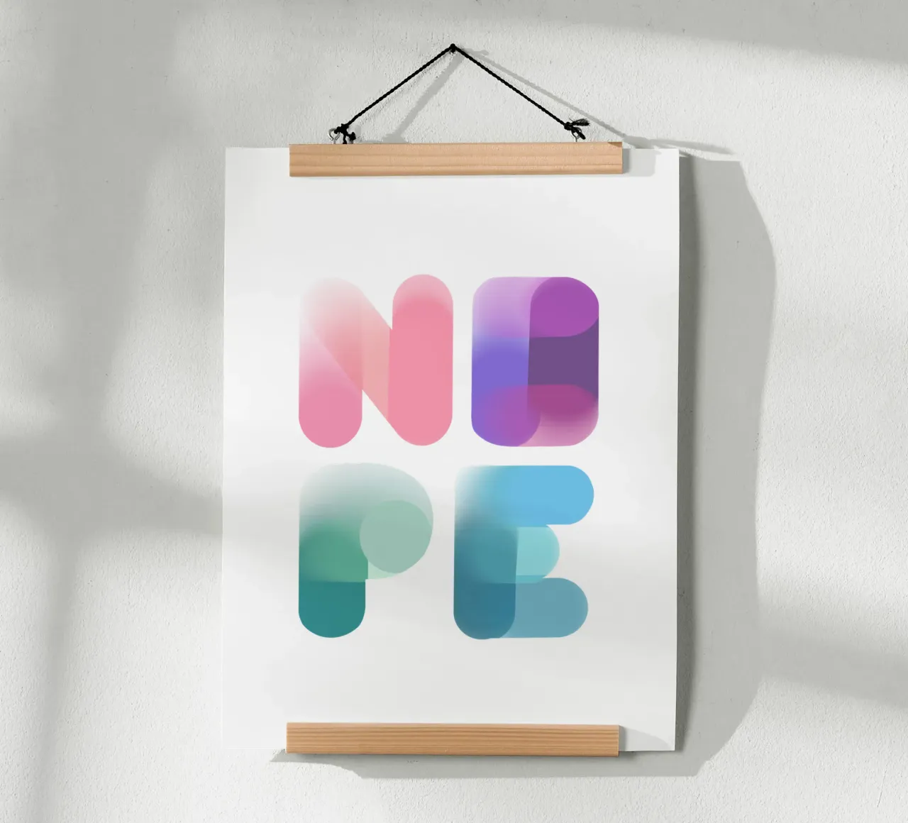 NOPE poster da LIMITED EDITION LETTERS