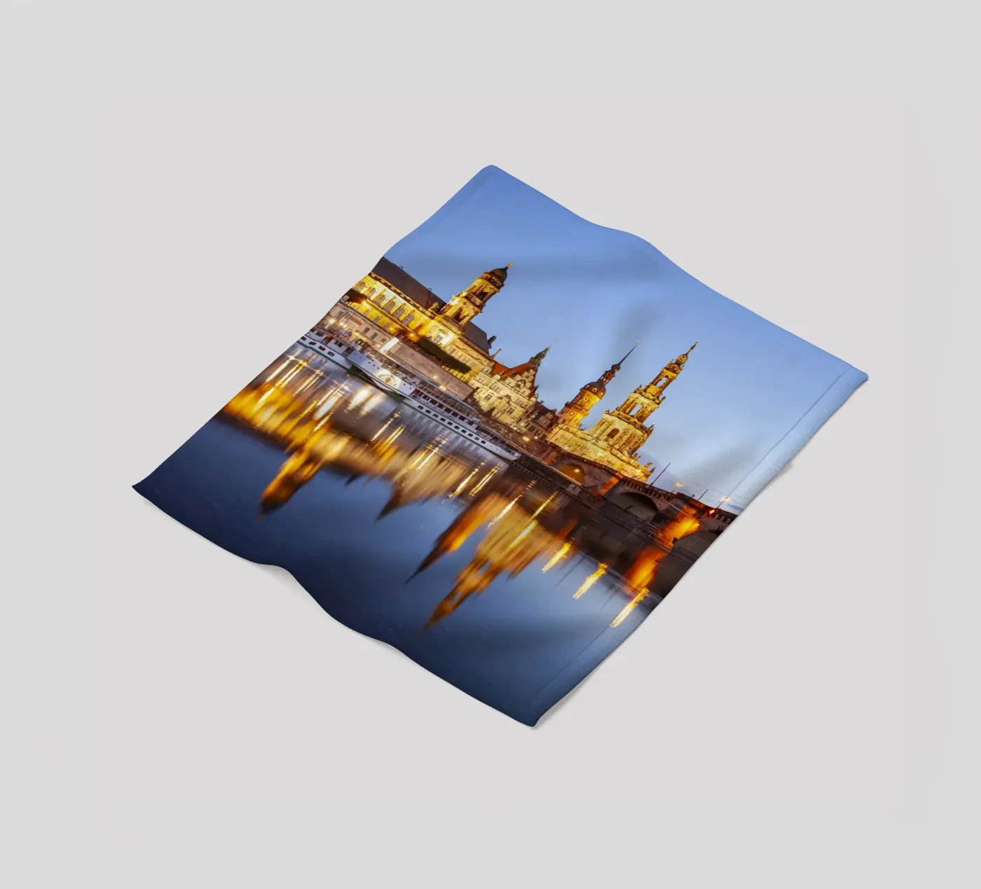 Dresden Fleecedecke von Reisefotografie - Bilder aus aller Welt