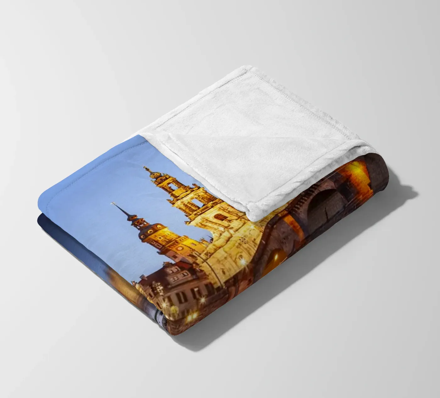 Dresden Fleecedecke von Reisefotografie - Bilder aus aller Welt