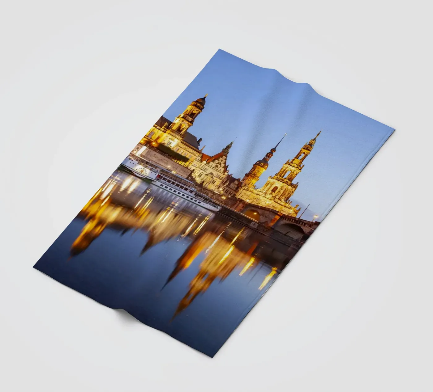 Dresden Fleecedecke von Reisefotografie - Bilder aus aller Welt