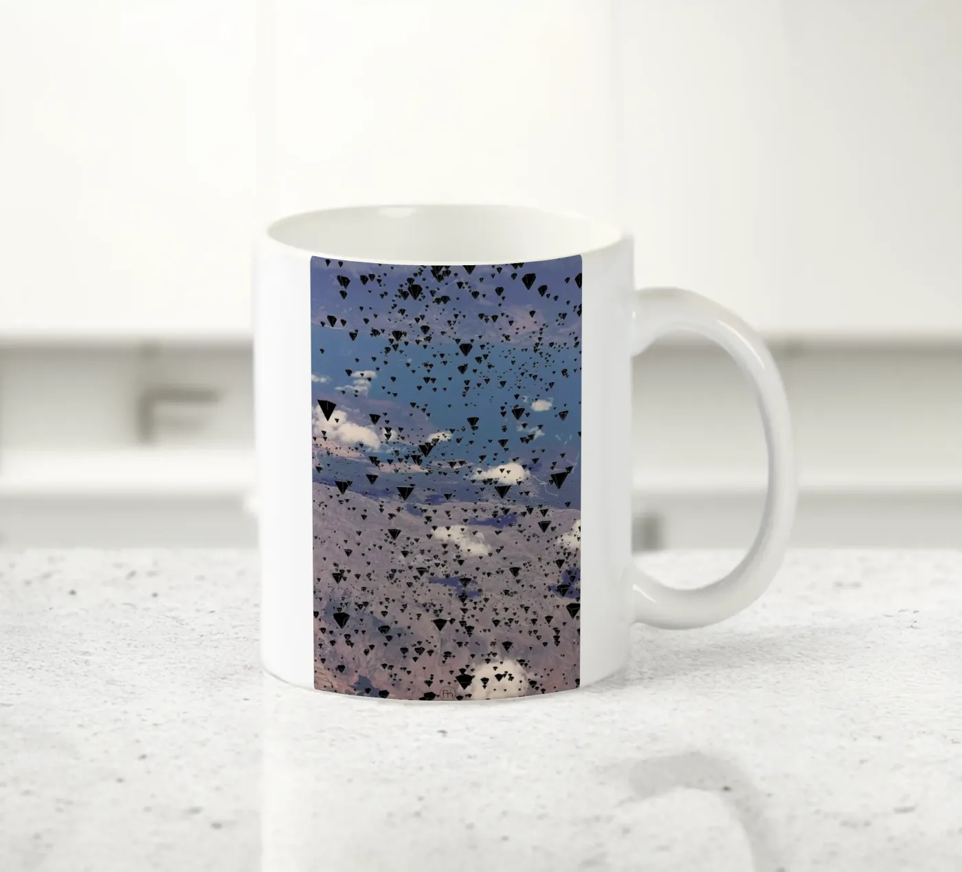 Invasion ceramic mug by Nicolas Messaritis