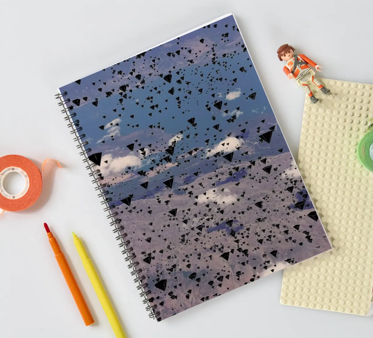 Invasion spiral notebook by Nicolas Messaritis