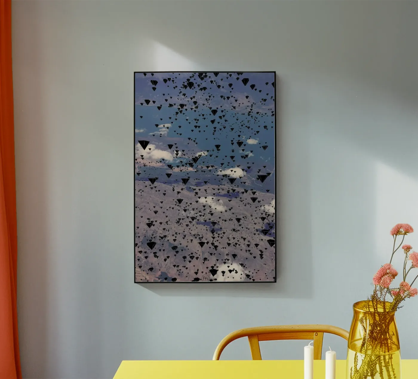 Invasion acryl van Nicolas Messaritis