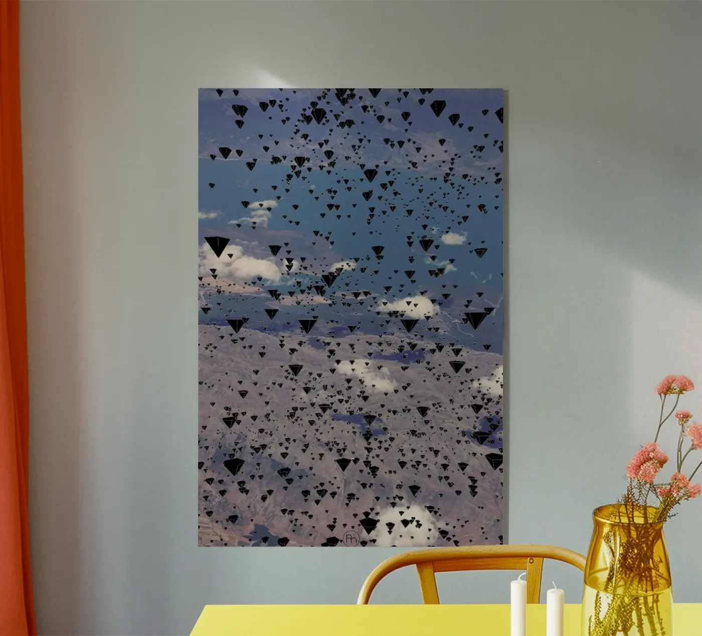 Invasion acryl van Nicolas Messaritis