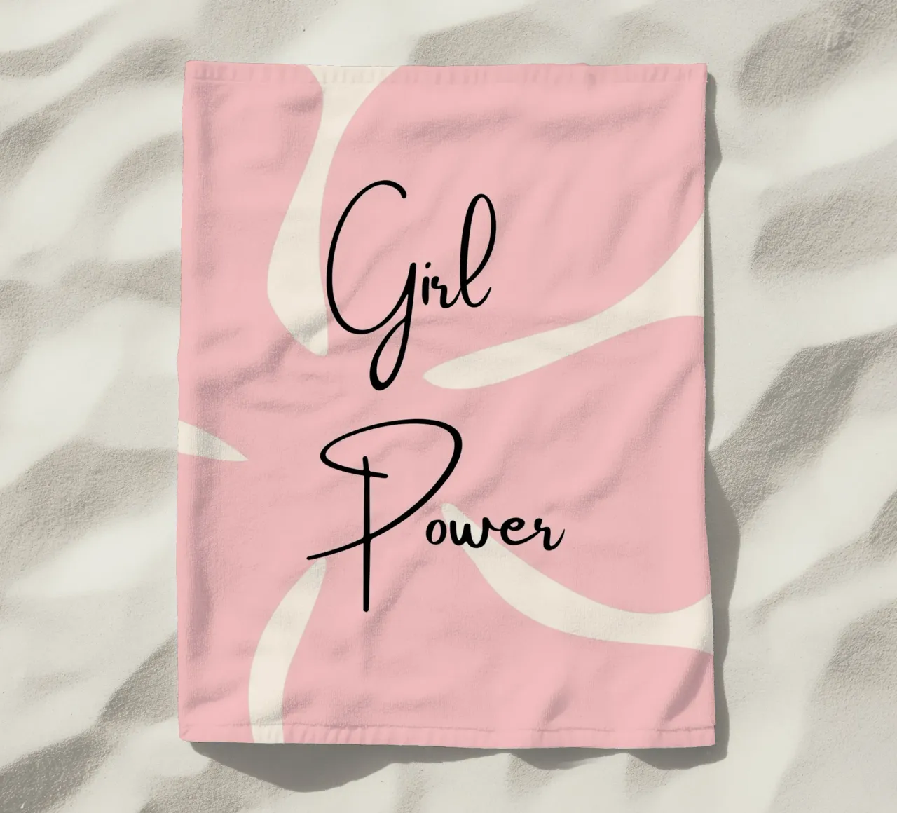 Girl Power – Bold & Feminine Print telo mare da PrintCessStudio