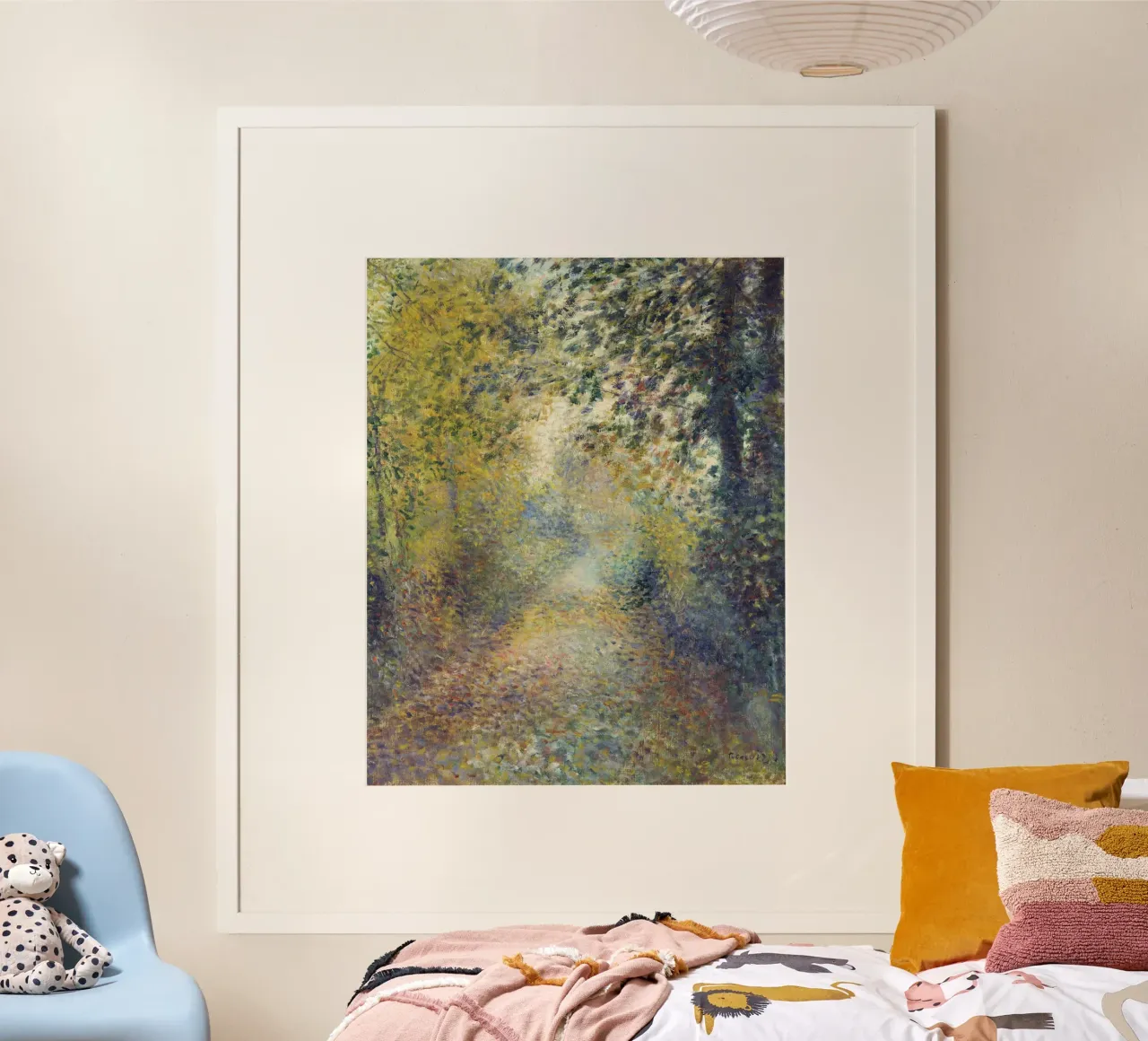 Pierre-Auguste Renoir - Dans les bois poster de Timeless Artworks