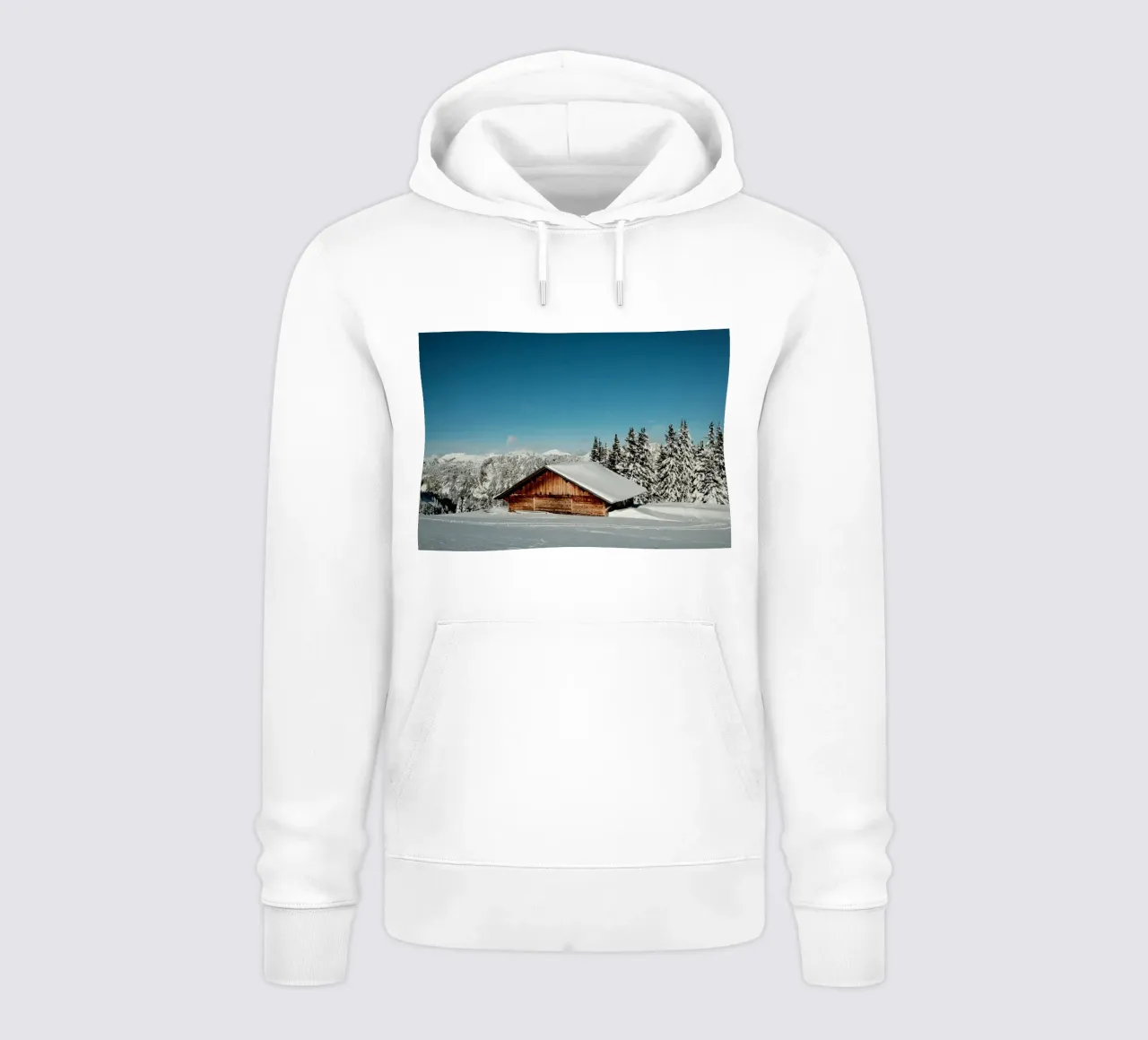 Alpine Winter Retreat felpa con cappuccio da FujiSwiss