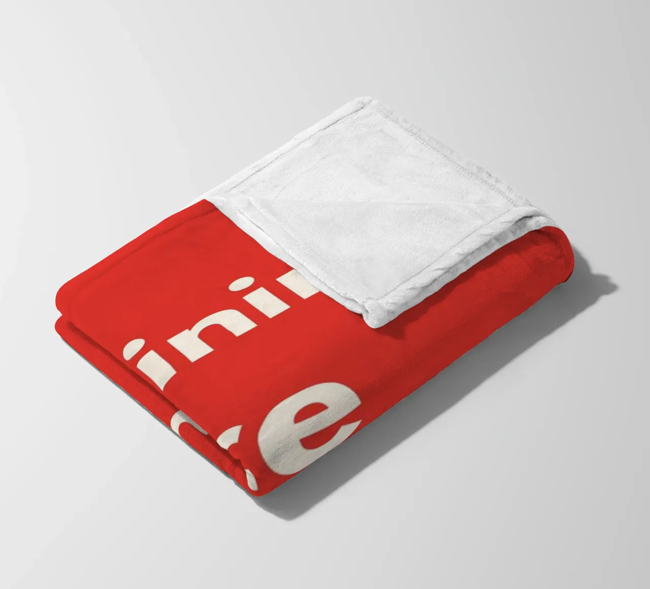 Feminine, Fierce, Fabulous – Red Art Print coperta in pile da PrintCessStudio