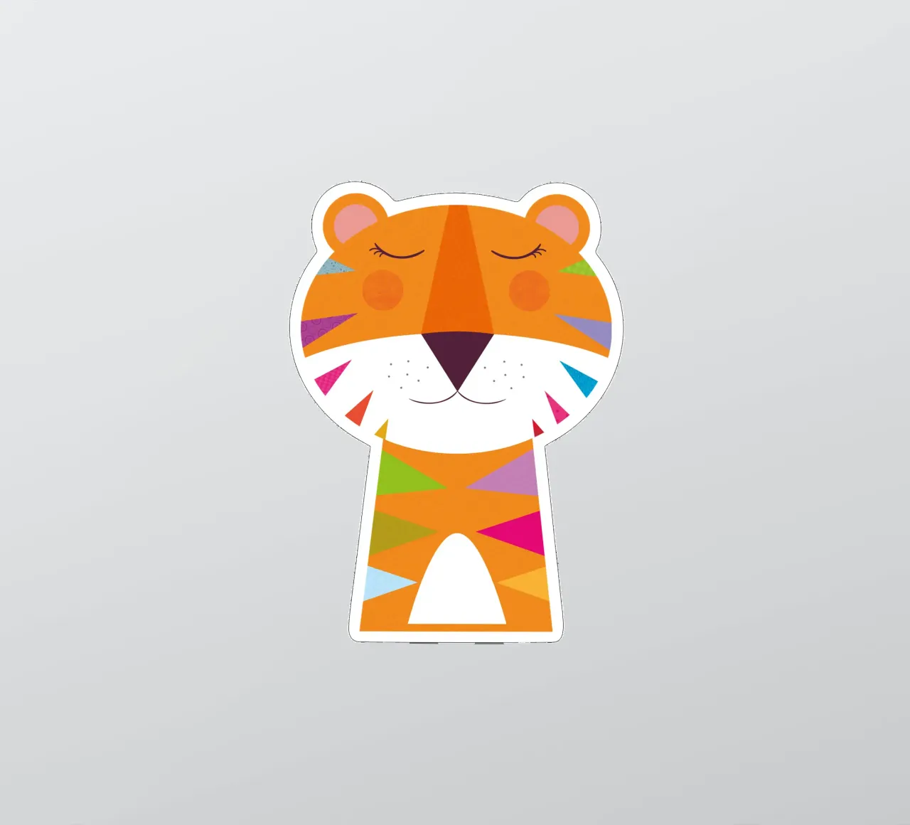 Colourful Tiger Dreams sticker by JaySan Studio