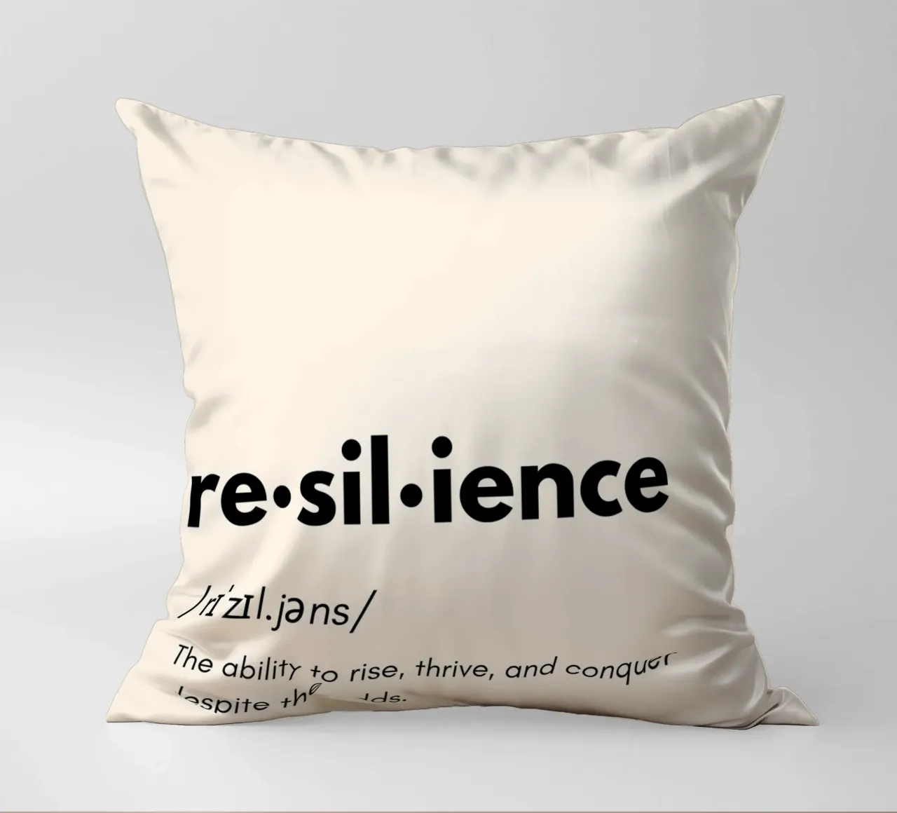 The Power of Resilience – Dictionary Art cuscino da PrintCessStudio