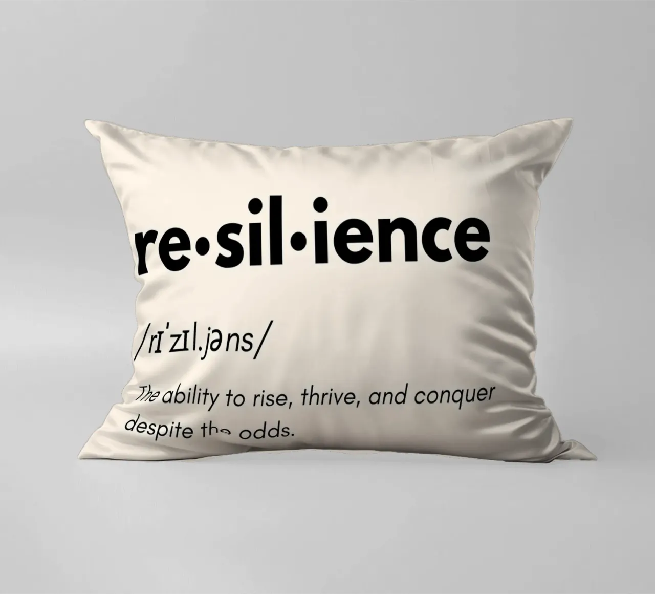 The Power of Resilience – Dictionary Art cuscino da PrintCessStudio
