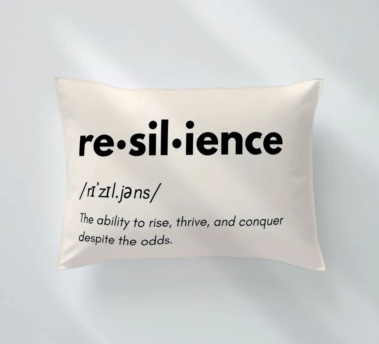 The Power of Resilience – Dictionary Art cuscino da PrintCessStudio