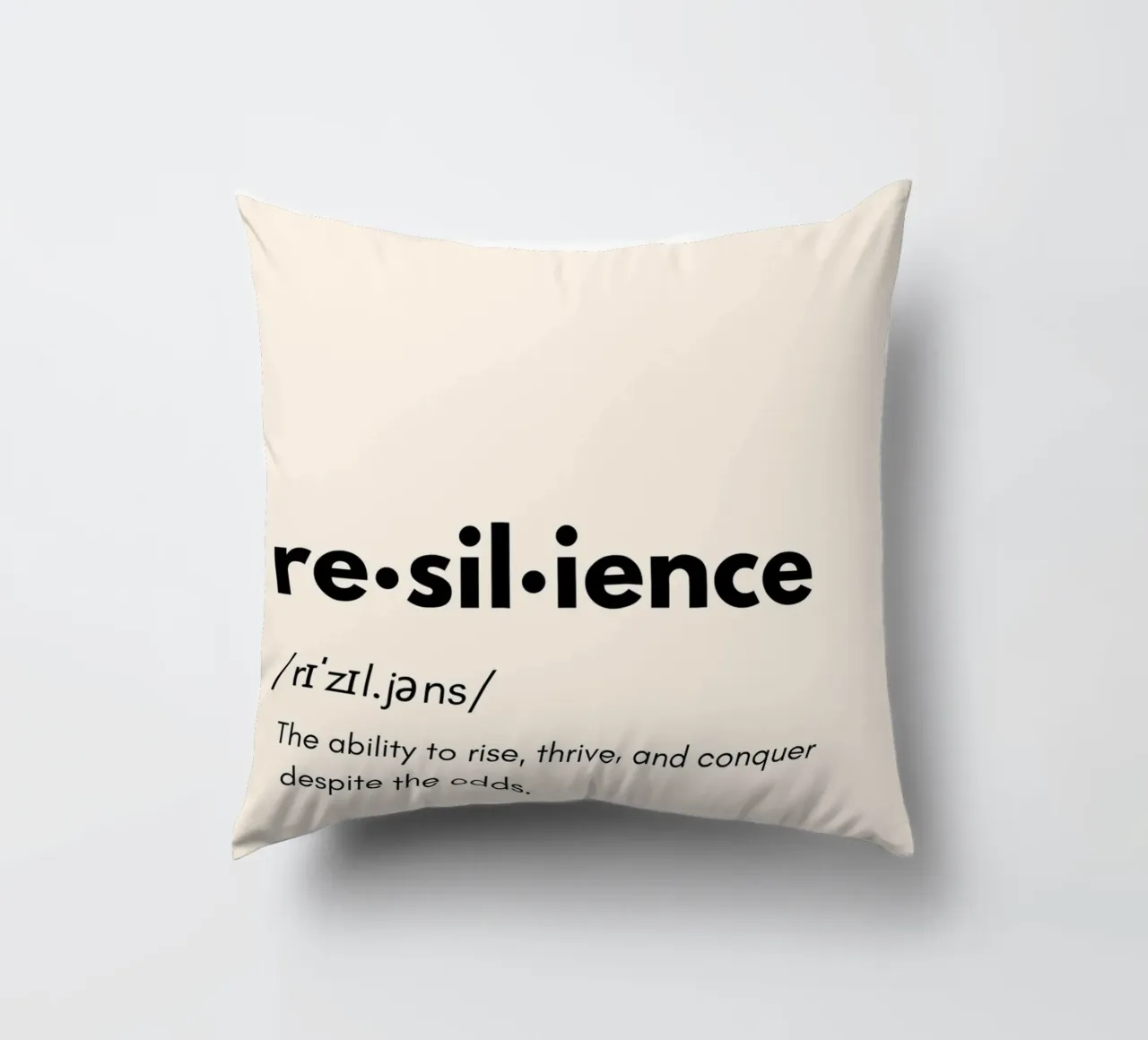 The Power of Resilience – Dictionary Art cuscino da PrintCessStudio