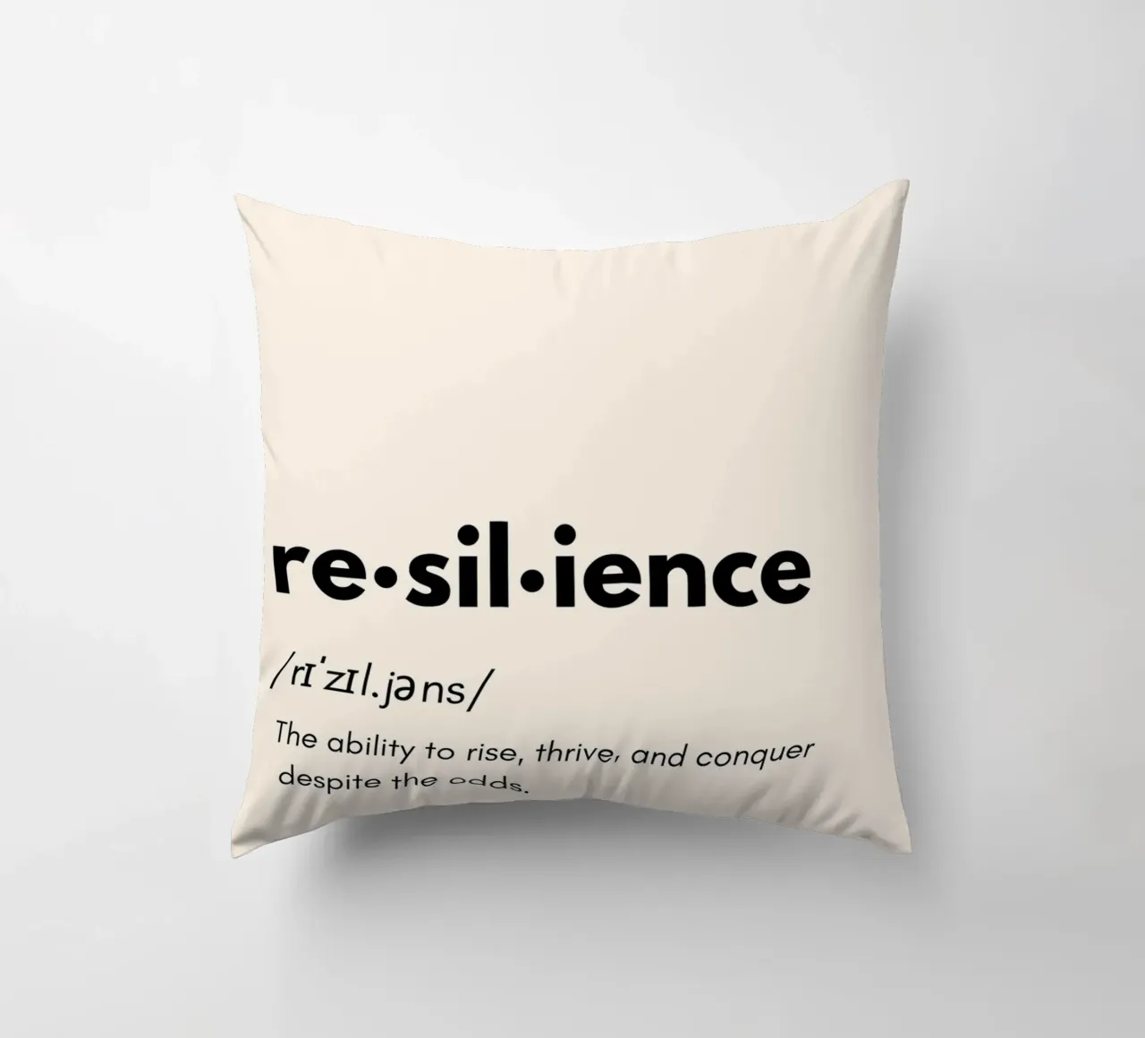The Power of Resilience – Dictionary Art cuscino da PrintCessStudio