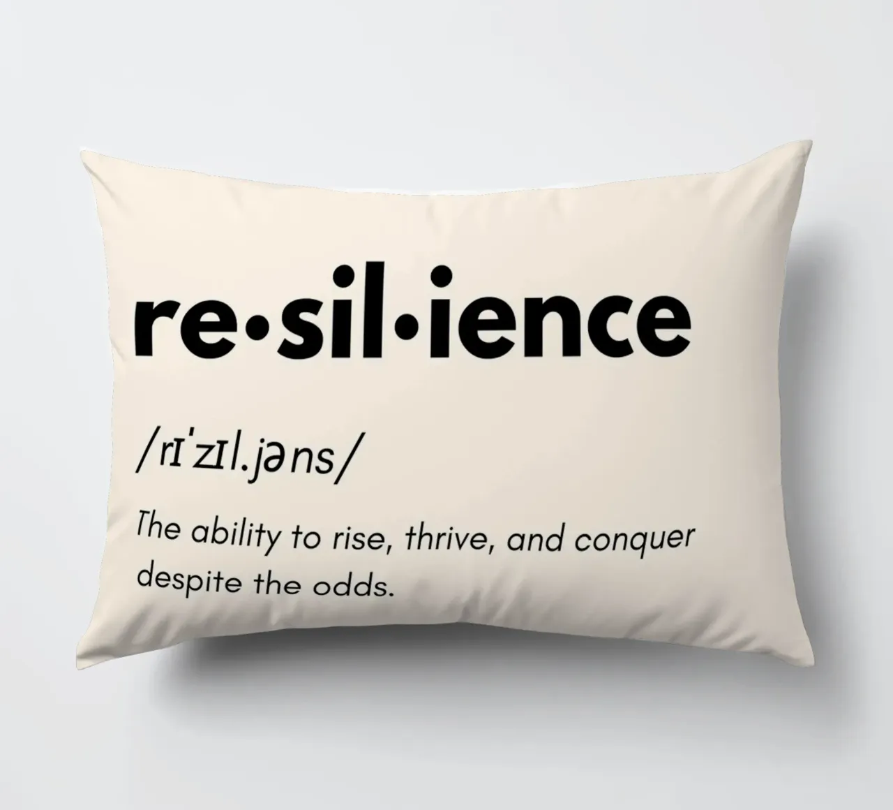 The Power of Resilience – Dictionary Art cuscino da PrintCessStudio