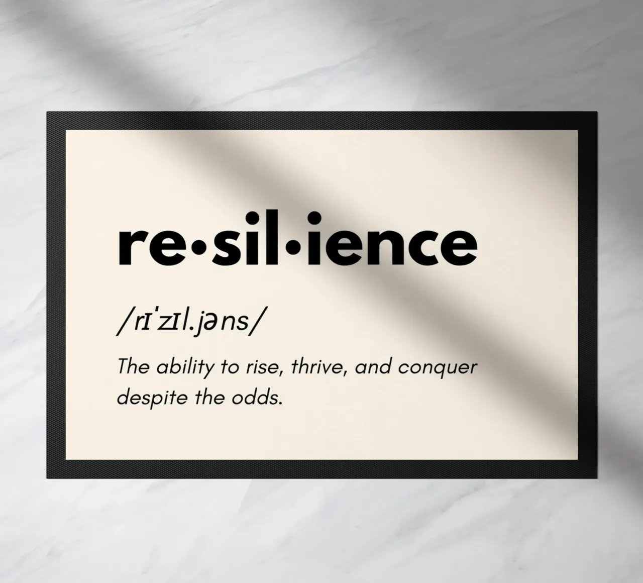 The Power of Resilience – Dictionary Art zerbino da PrintCessStudio