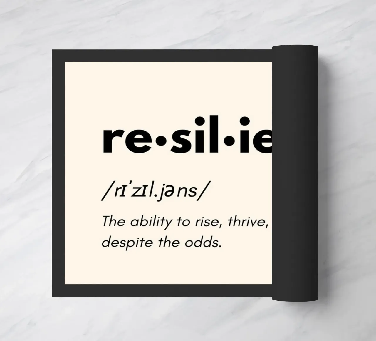 The Power of Resilience – Dictionary Art zerbino da PrintCessStudio