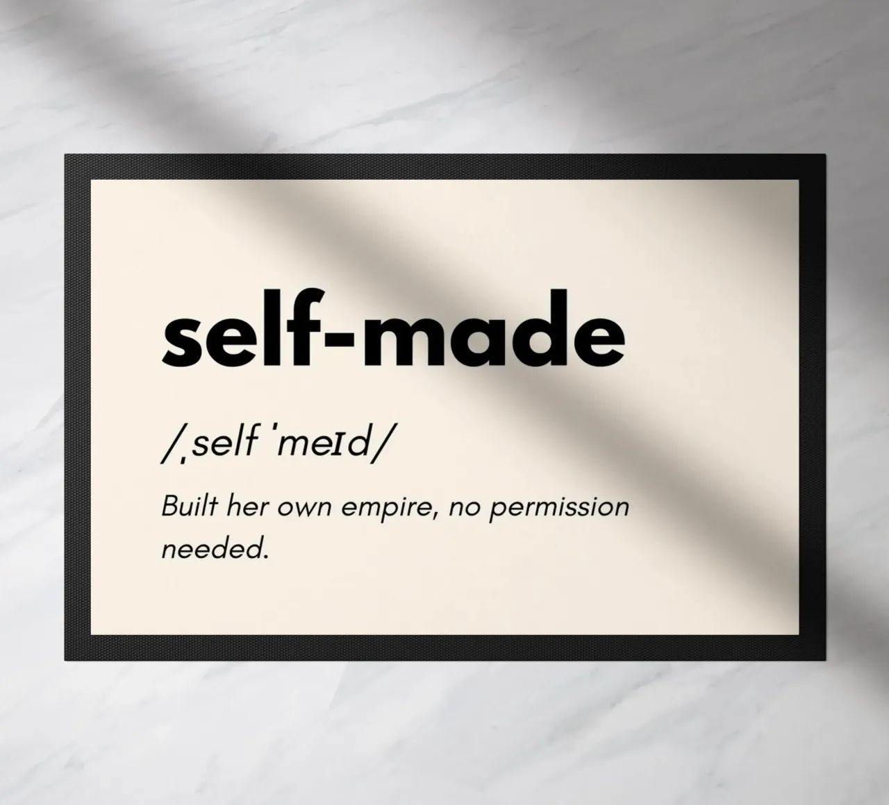 Self Made – The Journey of Hard Work | Design Art to Empower zerbino da PrintCessStudio