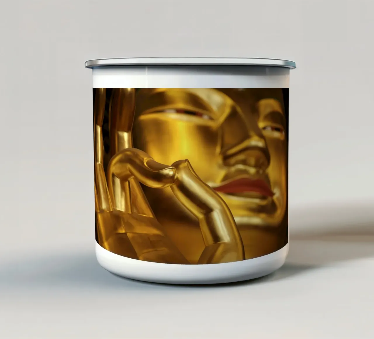 Goldener Buddha tazza in smalto da Reisefotografie - Bilder aus aller Welt