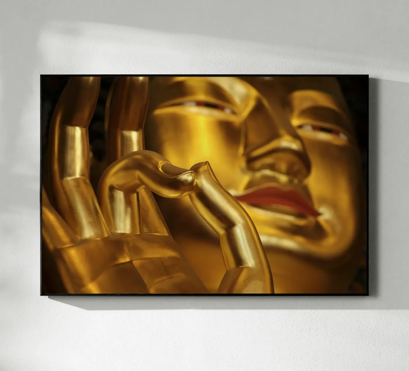 Goldener Buddha plexiglass da Reisefotografie - Bilder aus aller Welt