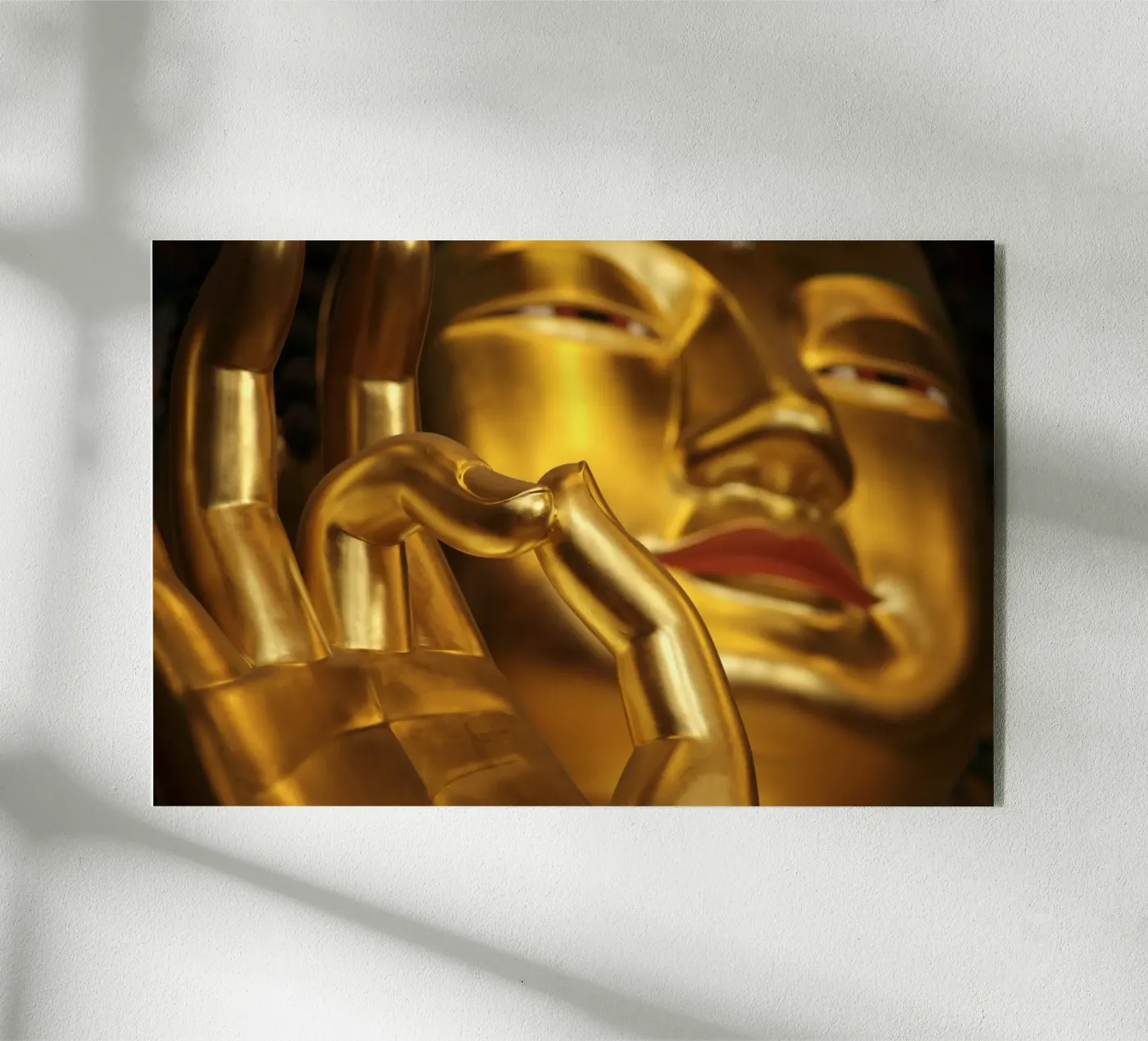Goldener Buddha plexiglass da Reisefotografie - Bilder aus aller Welt