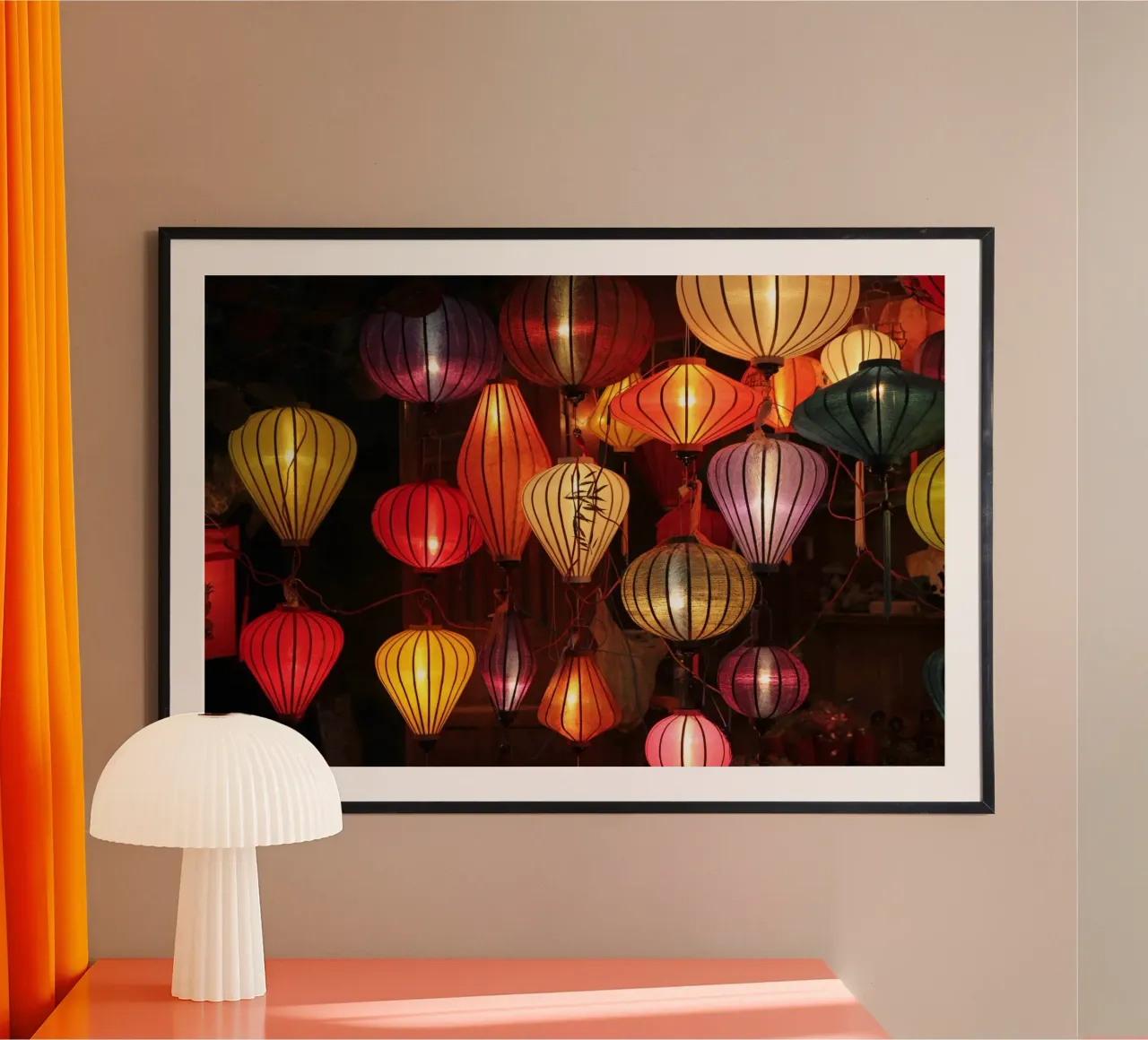 Laternen in Vietnam poster da Reisefotografie - Bilder aus aller Welt