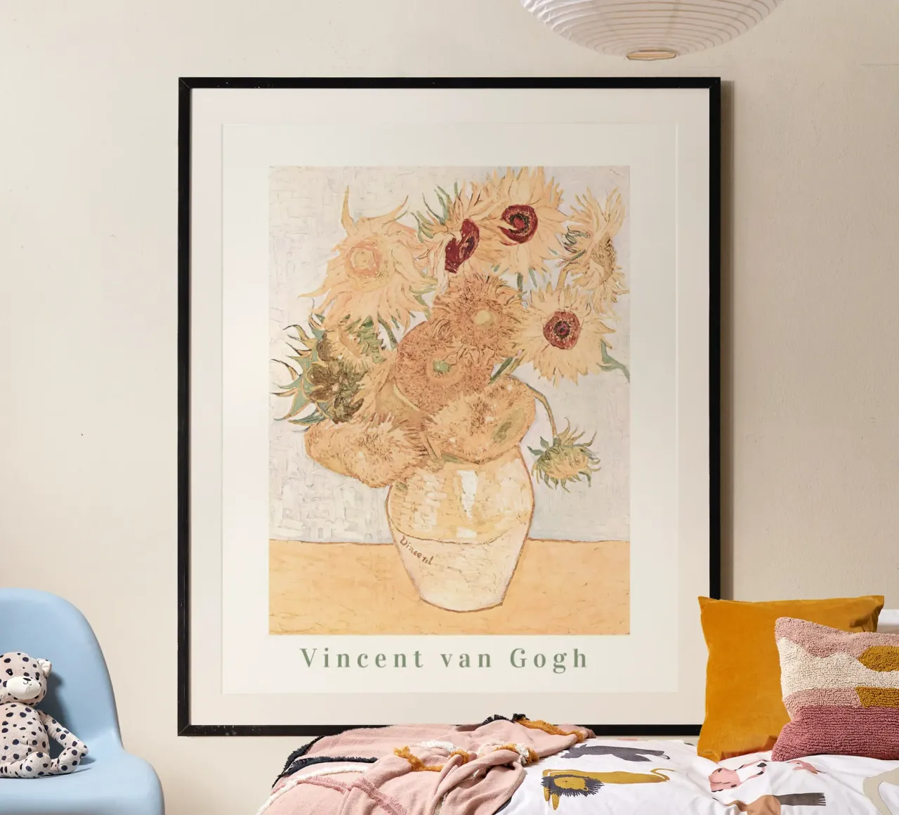 Vincent Van Gogh Zonnebloem Bloemen Print, Plak Botanische Kunst poster van ArtHaus