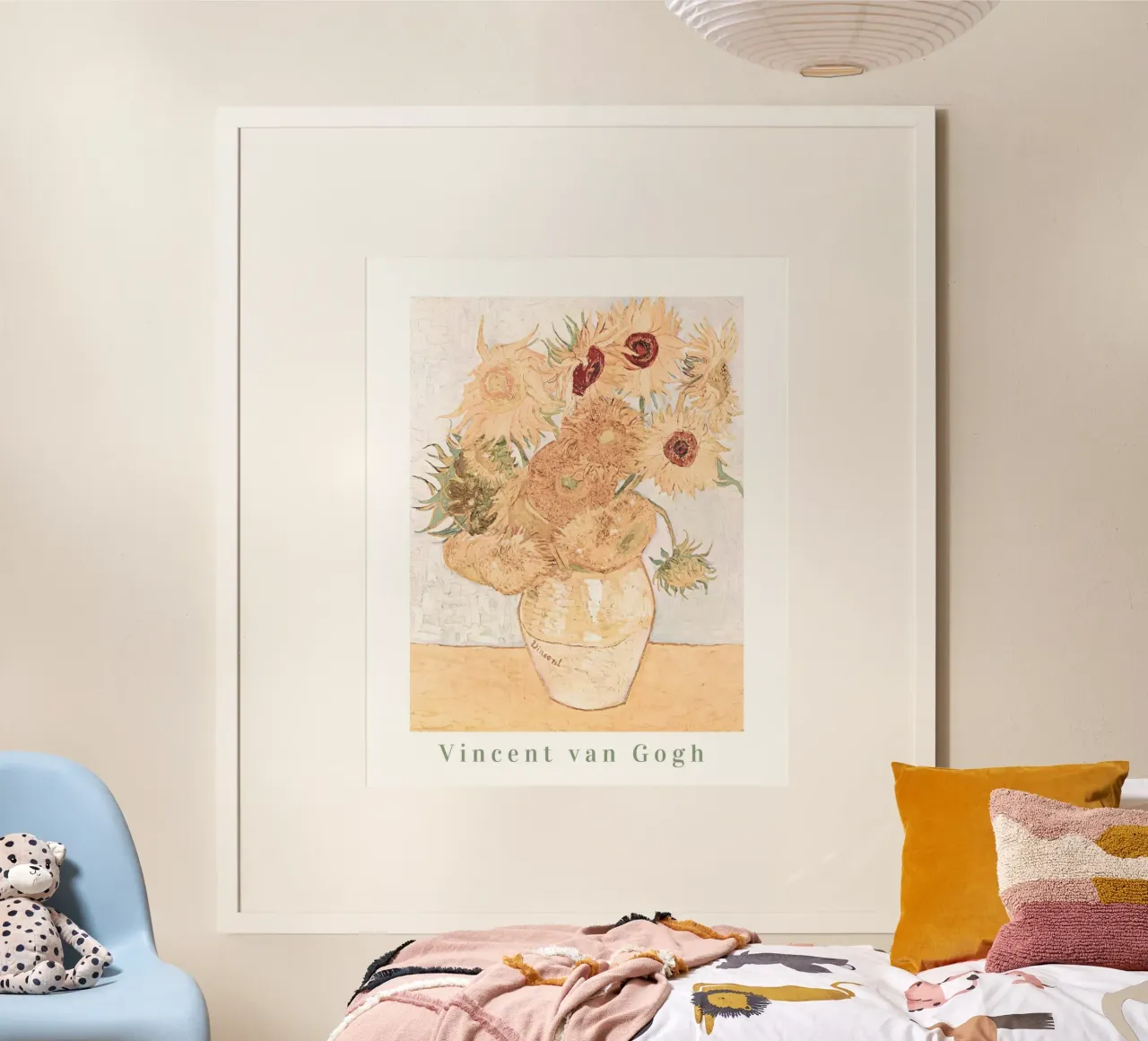 Vincent Van Gogh Zonnebloem Bloemen Print, Plak Botanische Kunst poster van ArtHaus