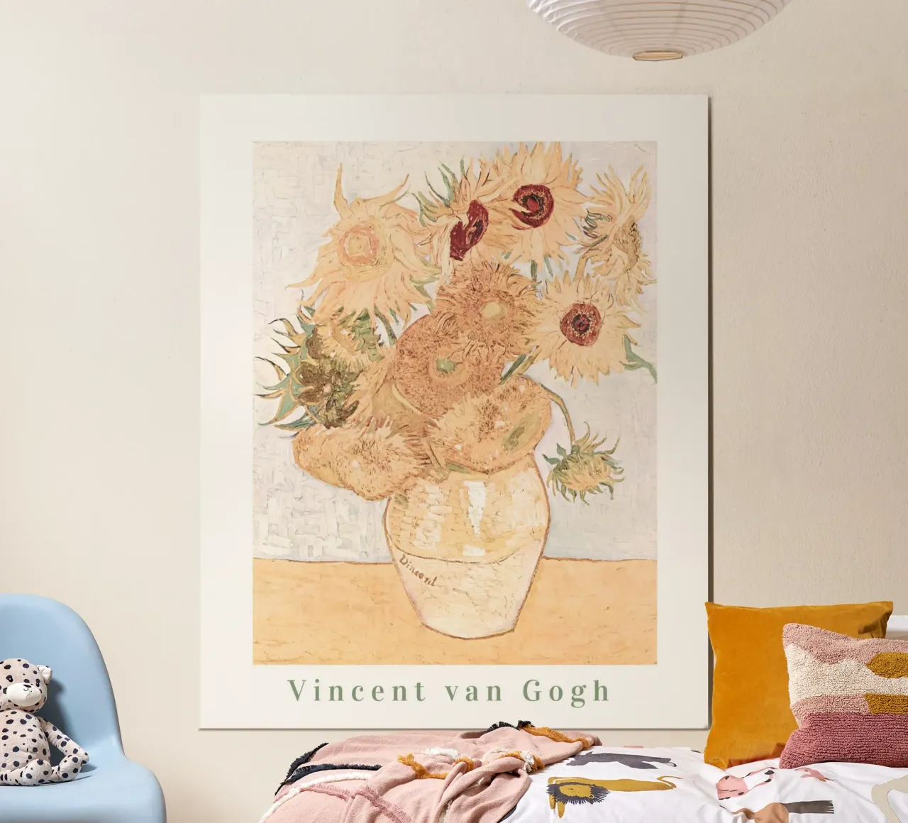 Vincent Van Gogh Zonnebloem Bloemen Print, Plak Botanische Kunst poster van ArtHaus