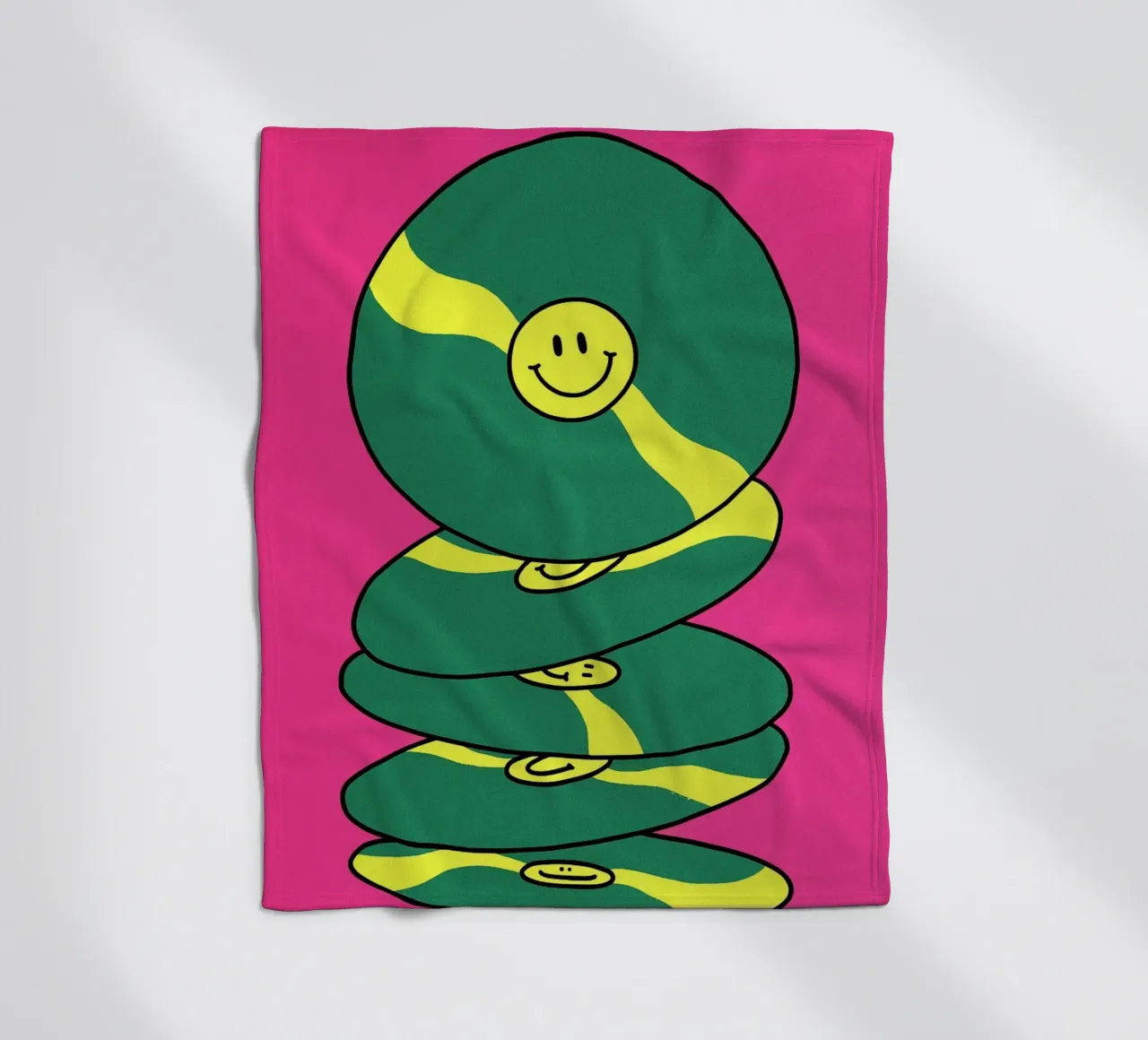Vinyl Vibes coperta in pile da Studio Mooodz