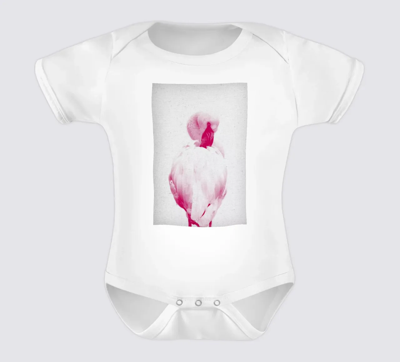 Flamingo 02 body neonato maniche corte da Froilein Juno