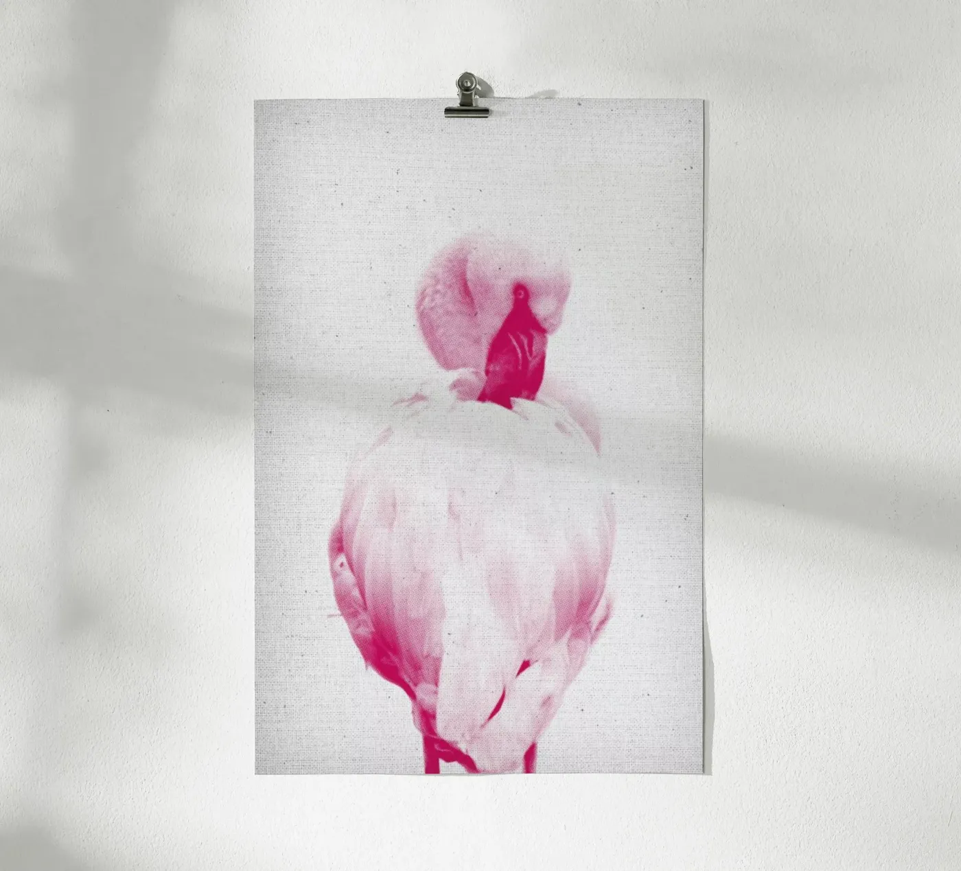 Flamingo 02 poster van Froilein Juno