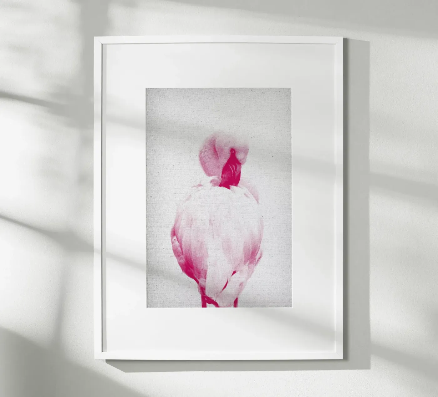 Flamingo 02 poster van Froilein Juno