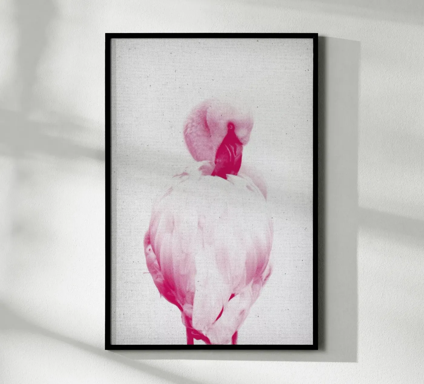 Flamingo 02 poster van Froilein Juno