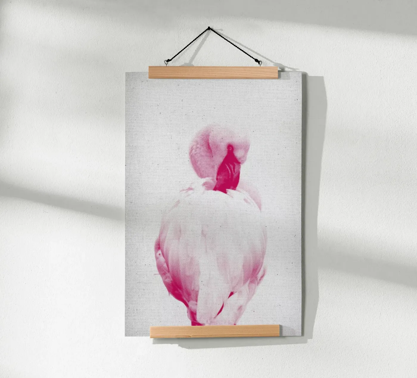 Flamingo 02 poster van Froilein Juno