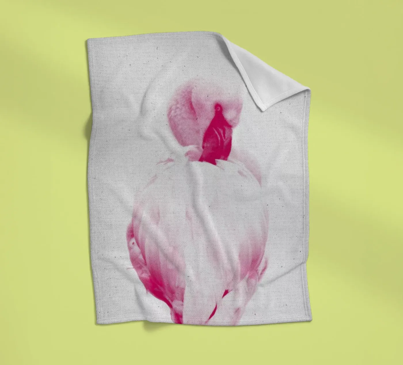 Flamingo 02 Fleecedecke von Froilein Juno