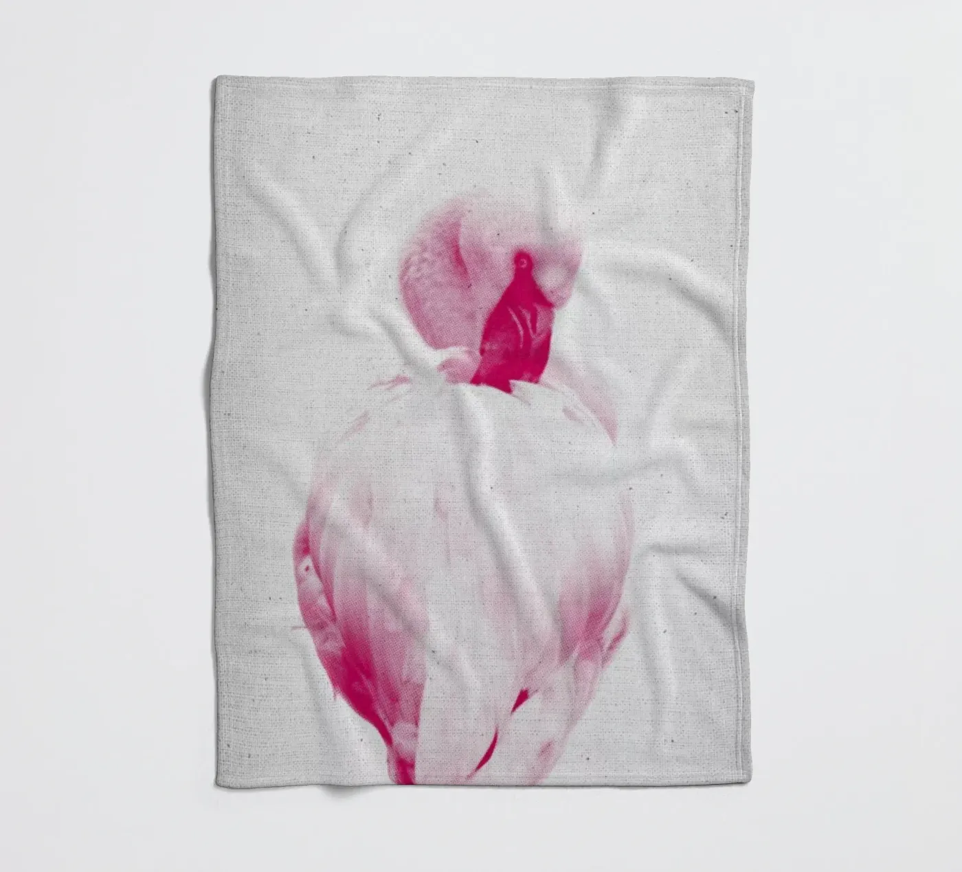Flamingo 02 Fleecedecke von Froilein Juno
