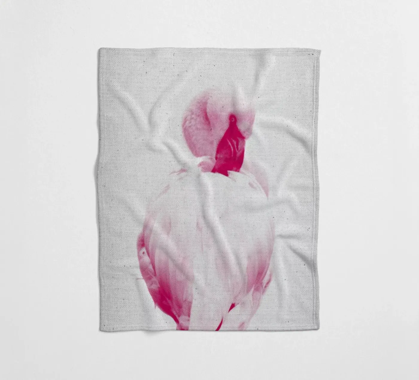 Flamingo 02 Fleecedecke von Froilein Juno