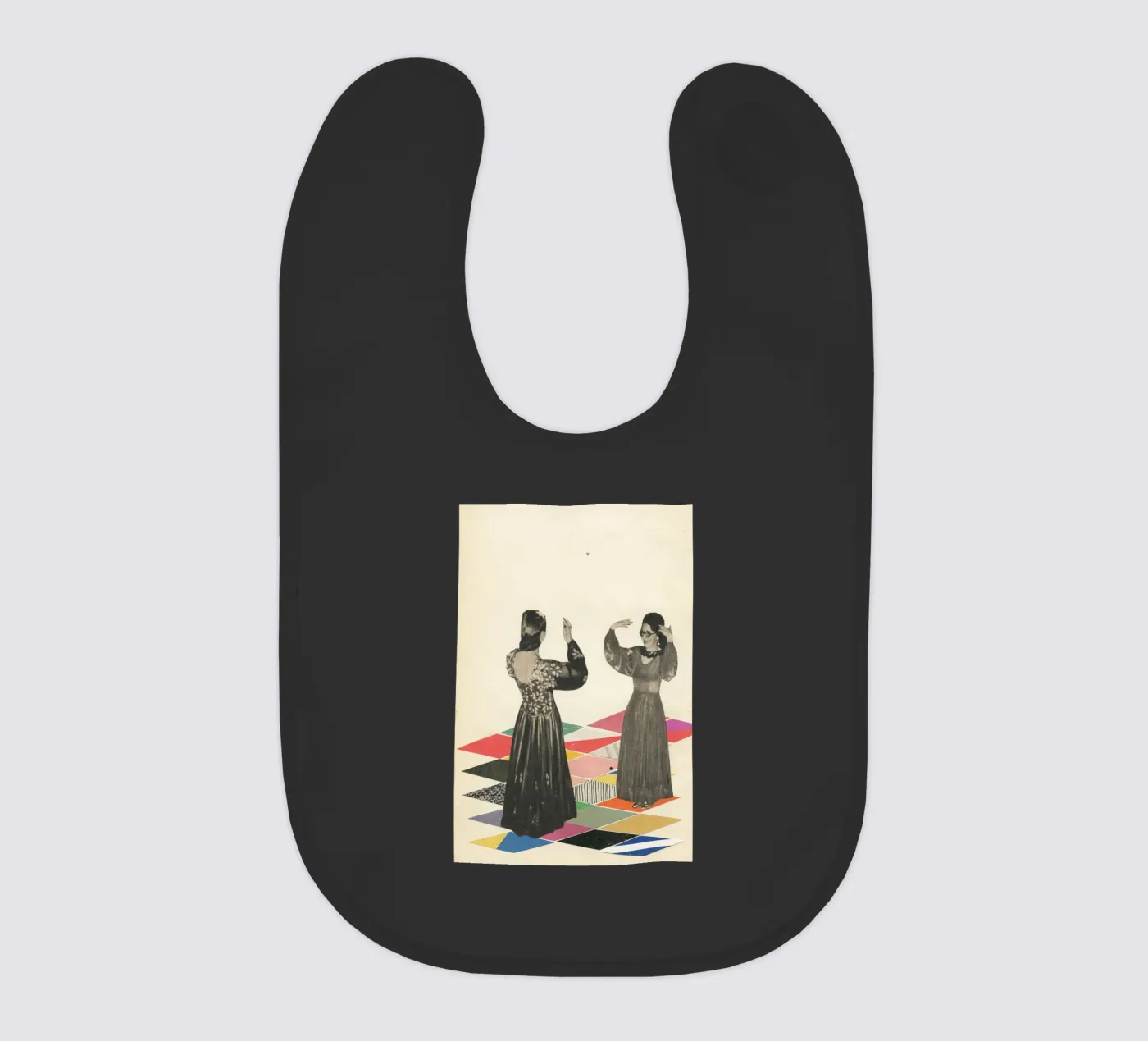 Dance Floor Babylätzchen von Cassia Beck Collage