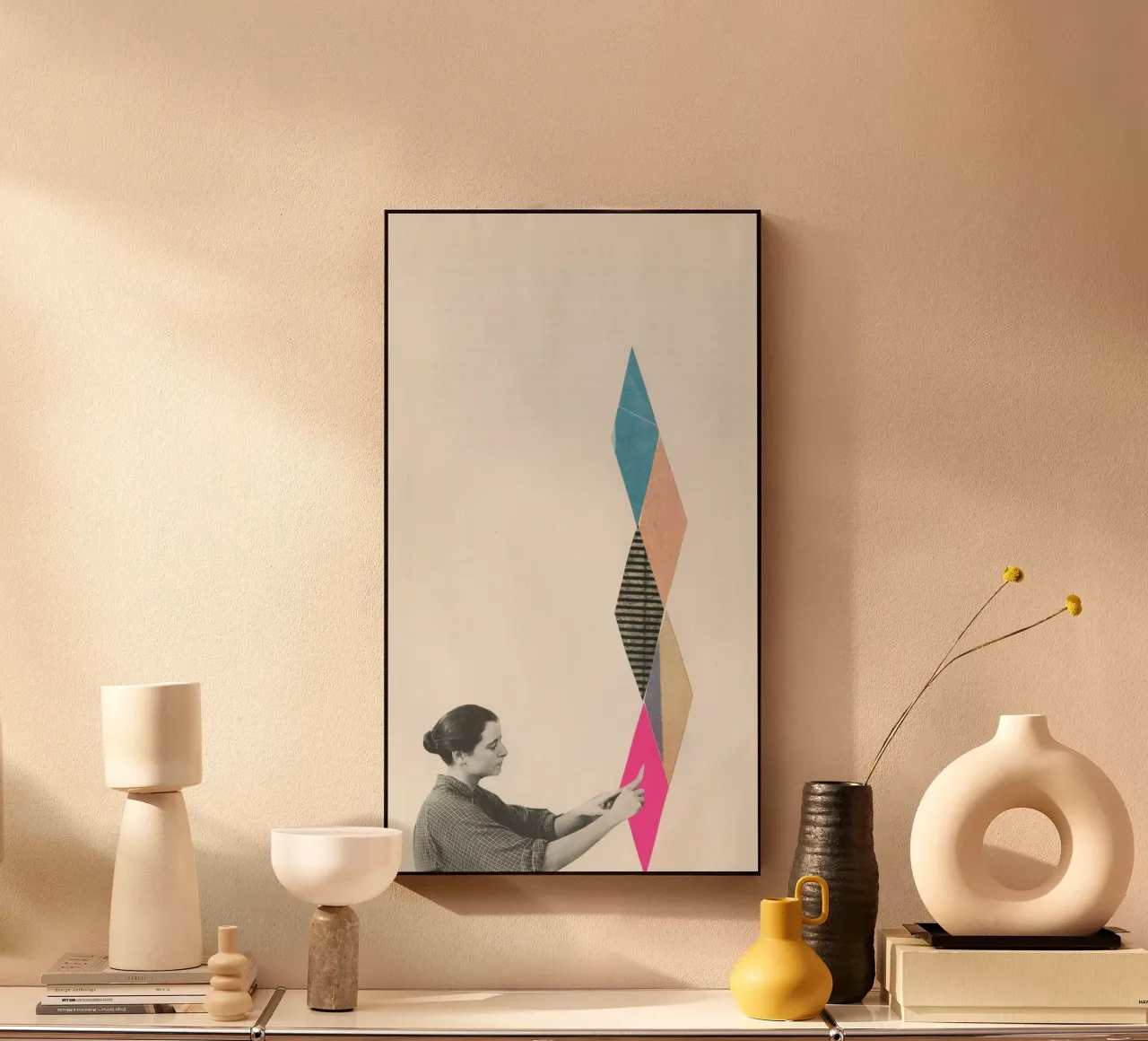 Lo scultore plexiglass da Cassia Beck Collage