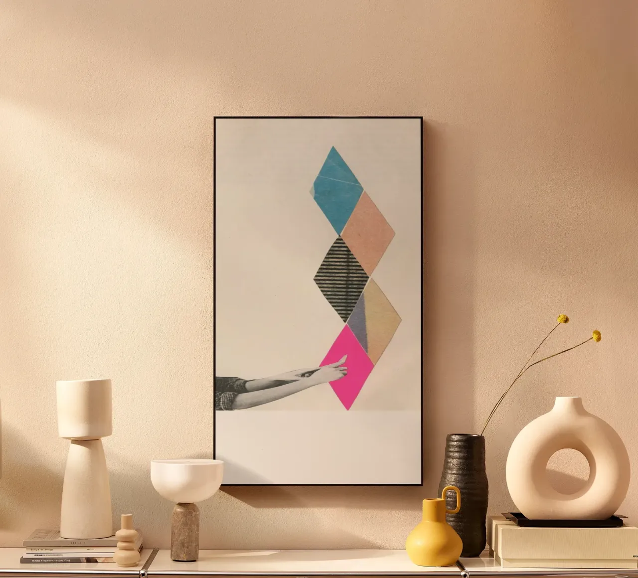 Lo scultore alluminio dibond da Cassia Beck Collage