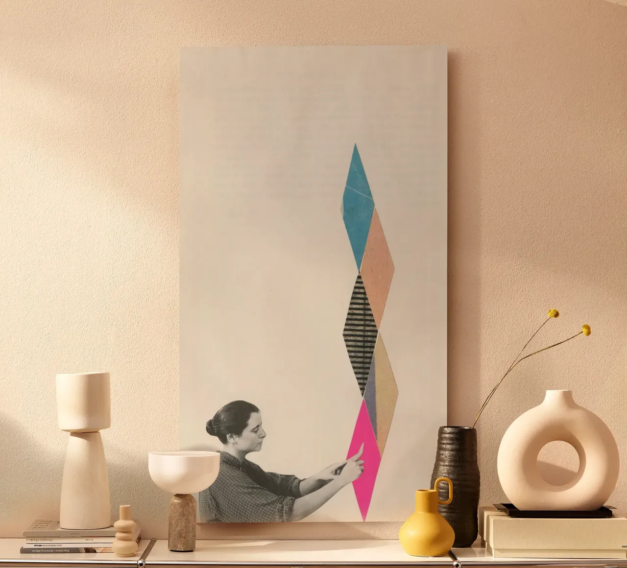Lo scultore alluminio dibond da Cassia Beck Collage