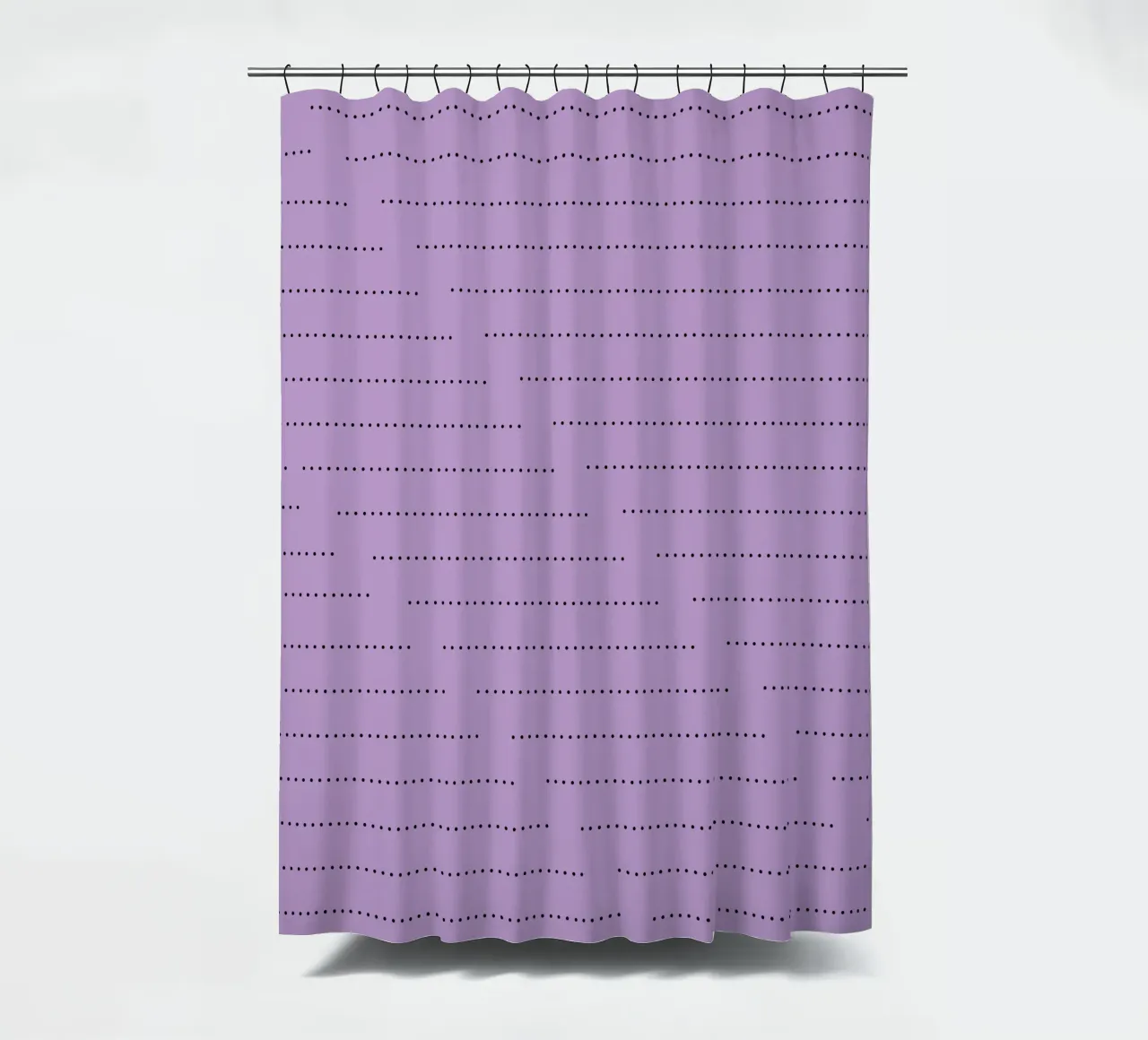 DottedStripes shower curtain by justanotherartside