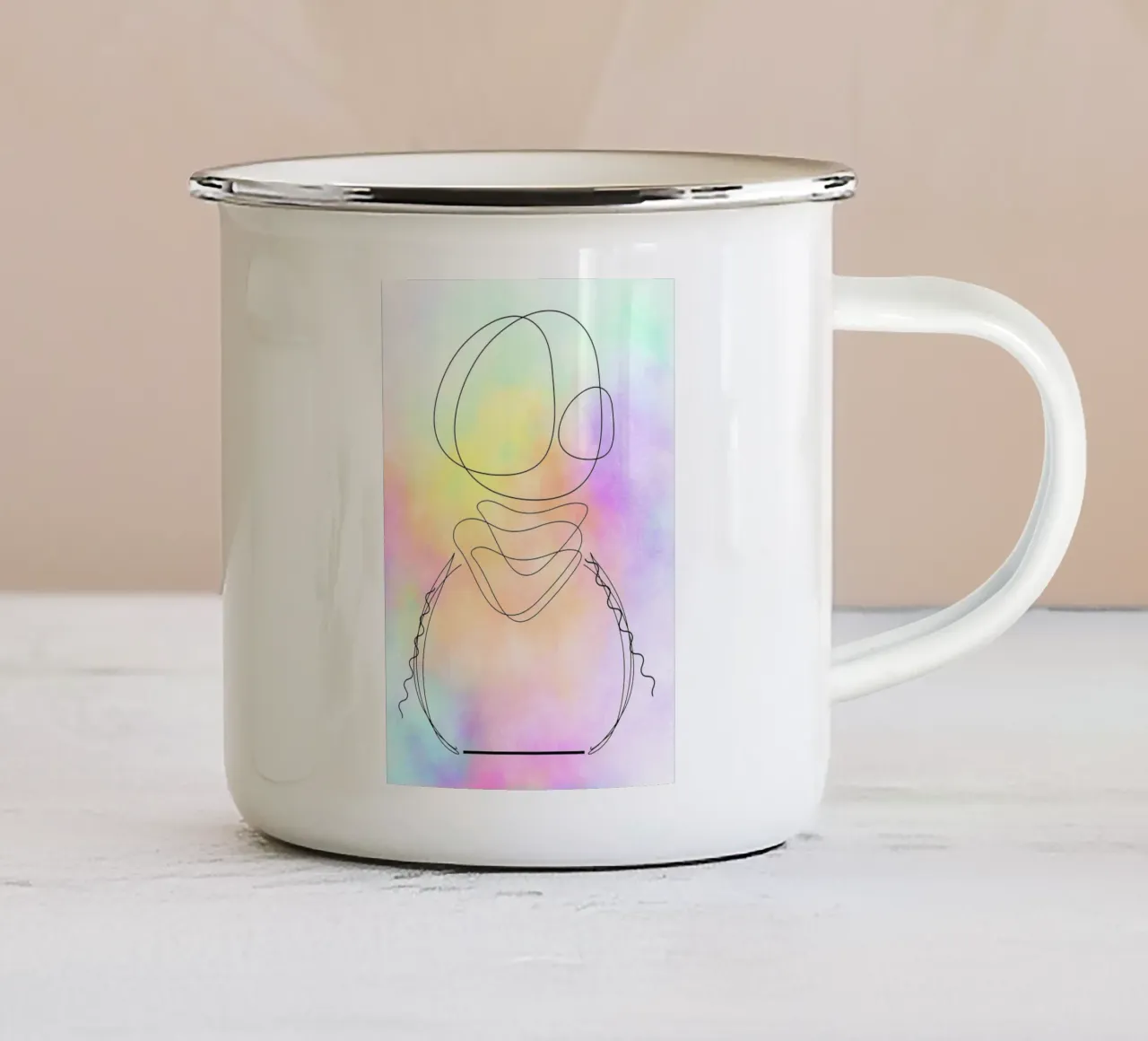 Formale tazza in smalto da AESTHETIC VIBES by Isabel
