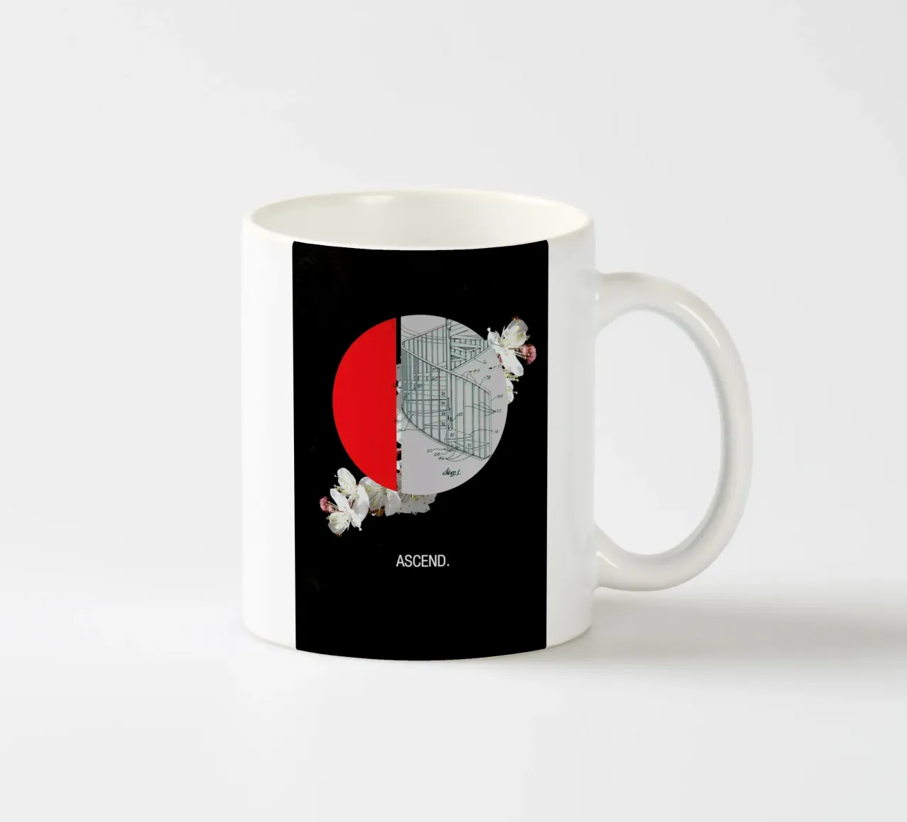 Ascend tazza in ceramica da Frank Moth