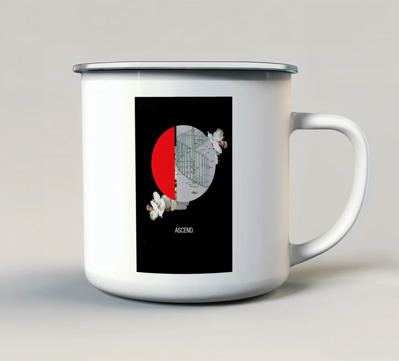 Ascend tazza in smalto da Frank Moth