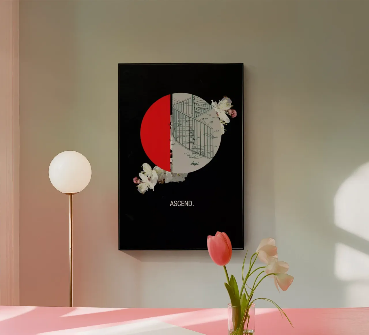 Ascend acryl van Frank Moth