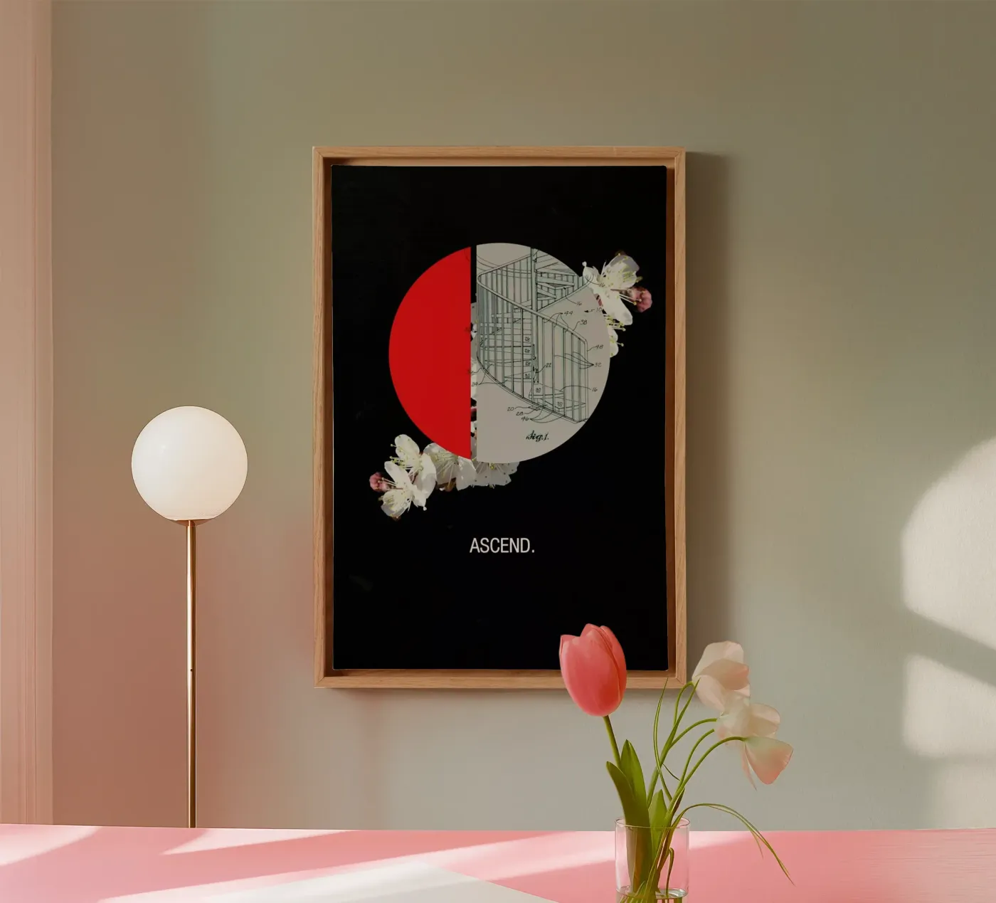 Ascend canvas by Frank Moth