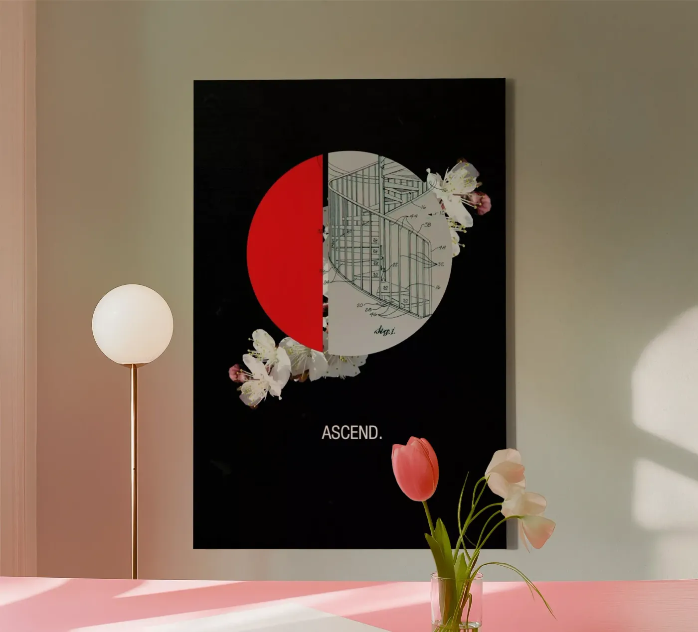 Ascend canvas by Frank Moth