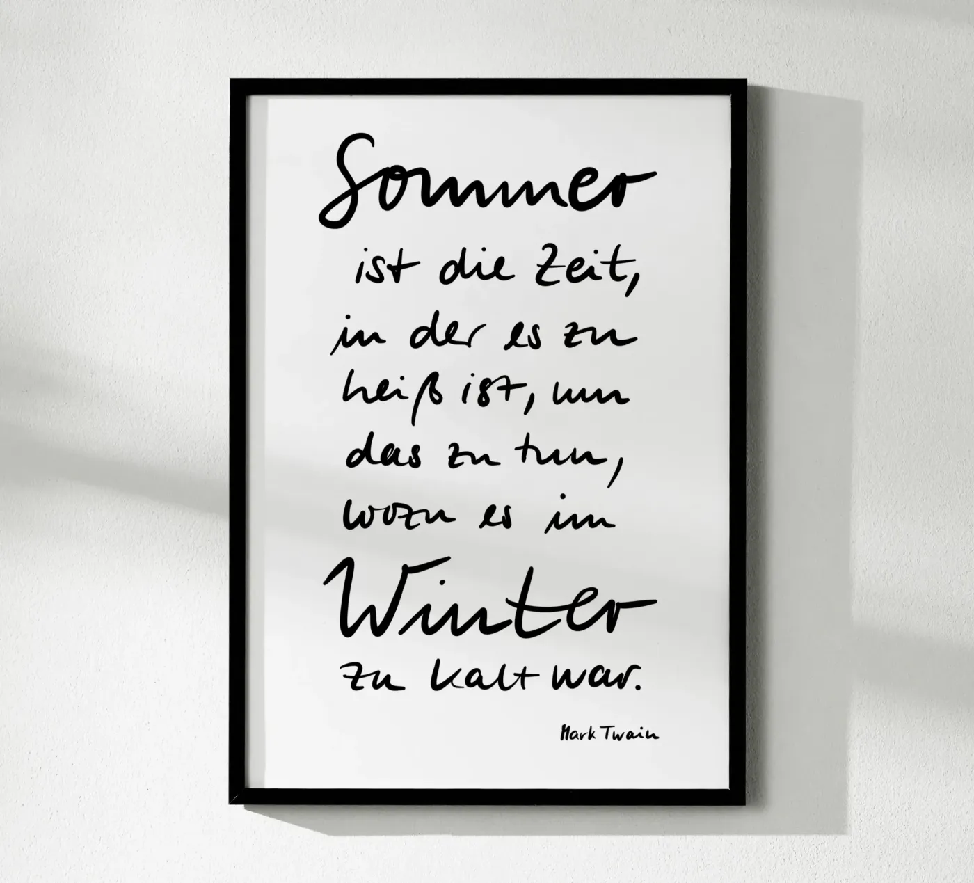 Estate e inverno poster da keinkonzept